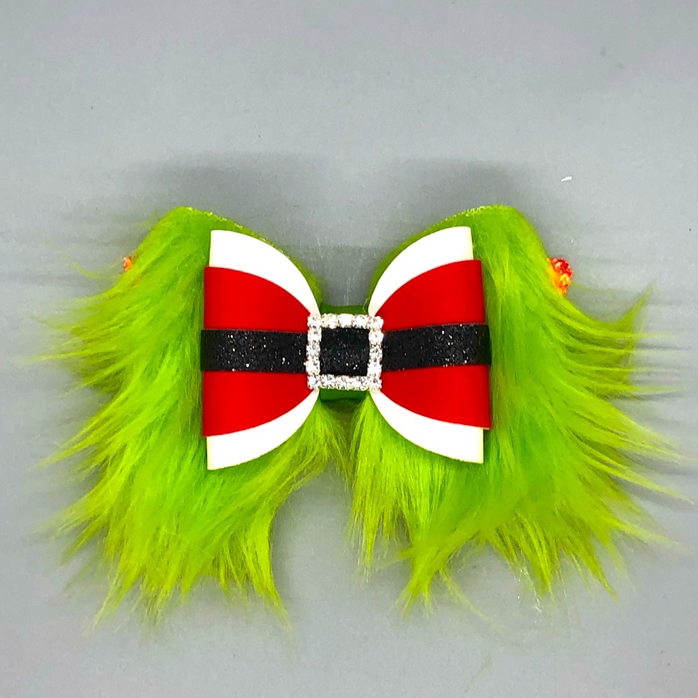 Grinch Hair Bow